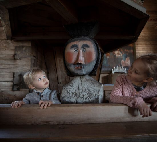 Pyhä Kristoforos Petäjäveden vanhassa kirkossa